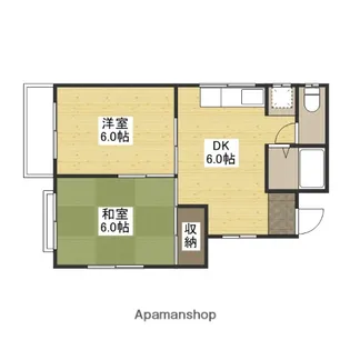 セゾンS【2階】の間取り