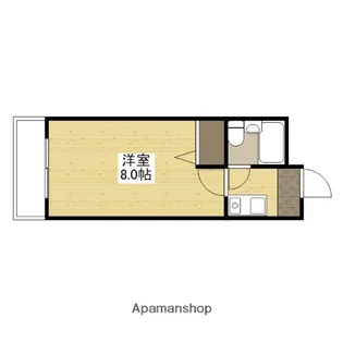 ウイング楽々園【4階】の間取り