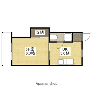 第3小河内ビル【4階】の間取り