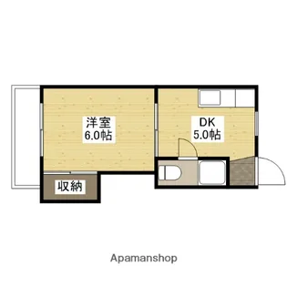 第3小河内ビル【310号室】の間取り