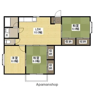 シャルム柳ヶ丘【2階】の間取り