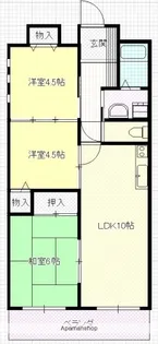 エスポワール舟入【7階】の間取り