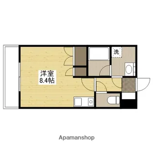 AVANT TSUKI(旧石田ビル)【3階】の間取り