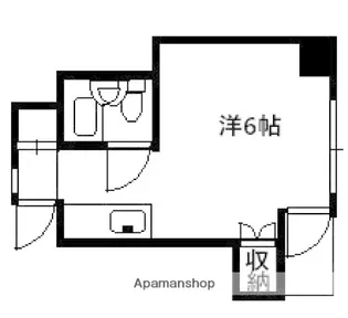 コーポ大原【5階】の間取り