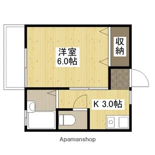 セジュールU【2階】の間取り