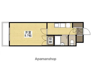 3RD IKEMOTO【4階】の間取り