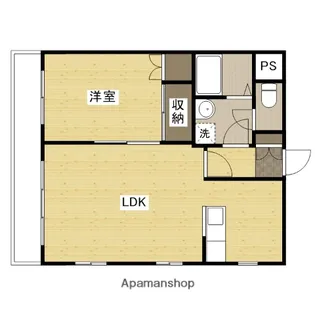 ソレイユ高陽Ⅱ【4階】の間取り