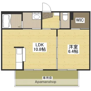 リアージュ A棟【1階】の間取り