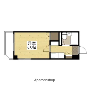 シャトー三滝【2階】の間取り