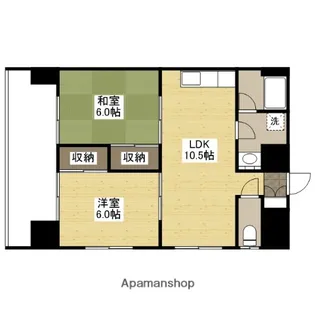 第3佐野ビル【6階】の間取り