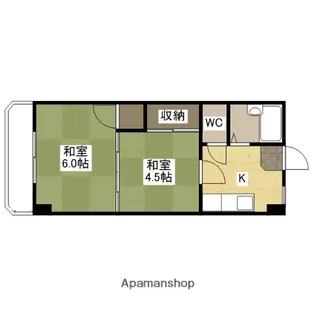 メゾン中山【4階】の間取り