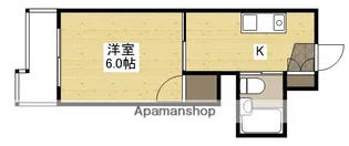 北岡ビル【202号室】の間取り