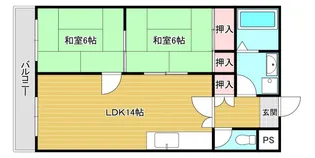 植田マンション【2階】の間取り