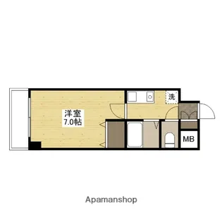 エスポアール楠木【2階】の間取り