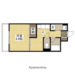 スタープラザ舟入【5階】の間取り