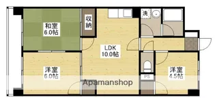 サンシティー十日市【2階】の間取り