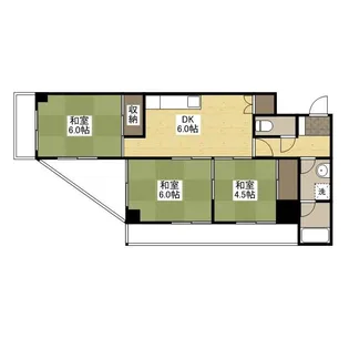 新中広ビル【6階】の間取り
