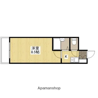 メゾンド長束【3階】の間取り