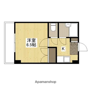 新庄リバービル【3階】の間取り