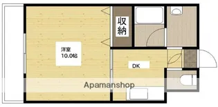 松尾ビル皆実【4階】の間取り