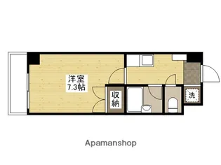 シャンテ中垣【4階】の間取り