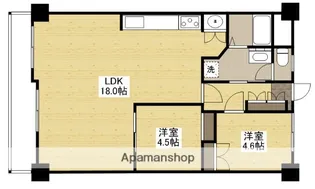 クレスト東雲【4階】の間取り
