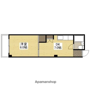 和秀三篠北町ビル【3階】の間取り