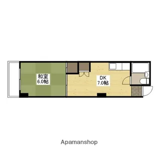 和秀三篠北町ビル【206号室】の間取り