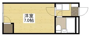 ドラゴン五日市【2階】の間取り