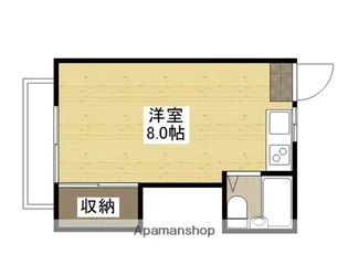 カーサ本町 (旧ヴィラ サチ)【2階】の間取り