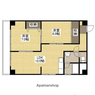 第1サンヨウビル【5階】の間取り