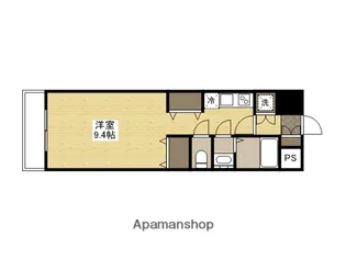 グラビスコート西原駅前【6階】の間取り