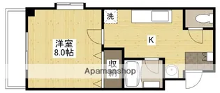 ラフォーレ祇園【4階】の間取り
