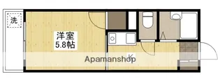 ダイヤレジデンス五日市【504号室】の間取り
