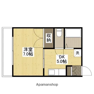 長森ビル【5階】の間取り