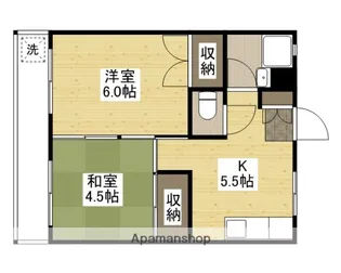 タカハシビル【4階】の間取り