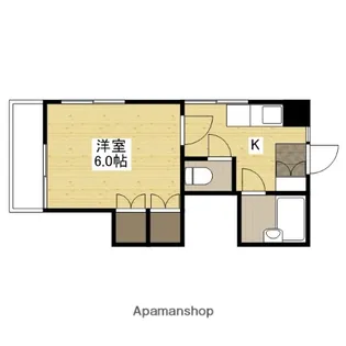 第5シモビル【7階】の間取り