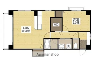 西十日市FLATS【11階】の間取り