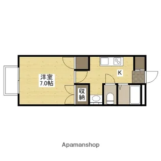 シャンマルク【1階】の間取り