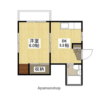 コーポカワモト【2階】の間取り