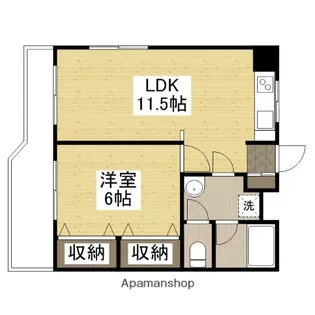 田中ビル【4階】の間取り