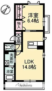 グランマスト高須【2階】の間取り
