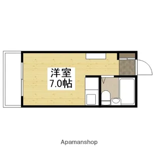 第8長束ビル【2階】の間取り