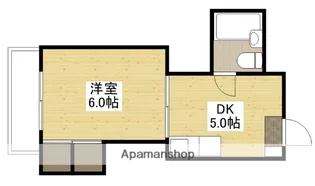 コーポ福島【3階】の間取り