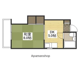 コーポ福島【2階】の間取り