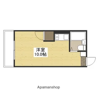 1Rの間取り画像