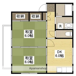プレジール三筋【2階】の間取り