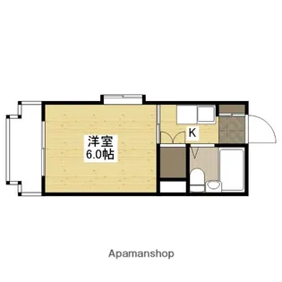 サンハイム【3階】の間取り