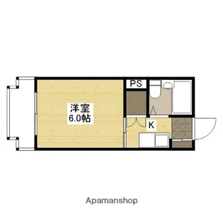 サンハイム【1階】の間取り