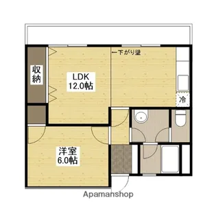 可部ビル【4階】の間取り